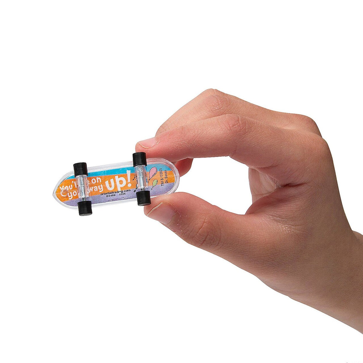 2" x 1/2" Mini Dr. Seuss Oh, the Places You’ll Go Skateboards – 36ct