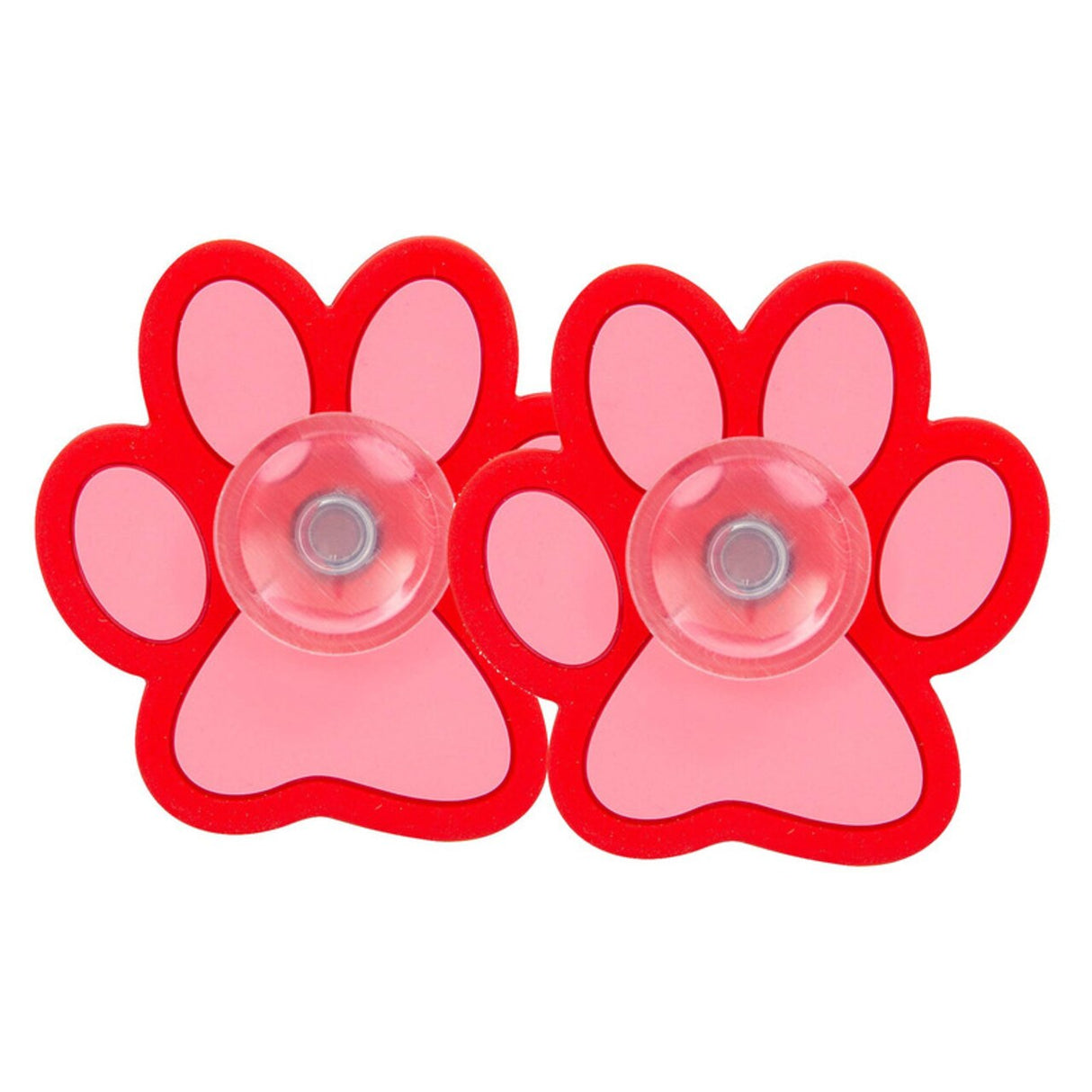 12-Pack 2 1/4" Bright Red Paw Print Fidget Spinners