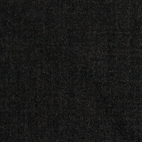 Charcoal Doubled-Faced Wool-Polyester Crepe