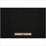 Charcoal Doubled-Faced Wool-Polyester Crepe