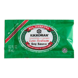 Kikkoman Less Sodium Preservative Free Soy Sauce 6 mL Packet - 200/Case
