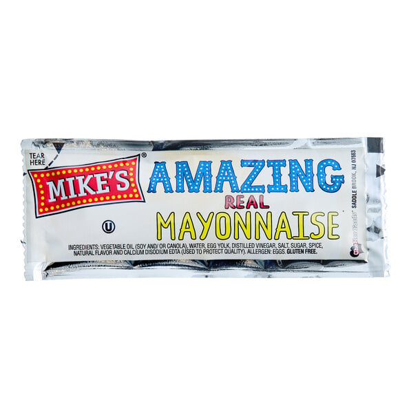 Mike's Amazing Real Mayonnaise Packet 12 Gram - 200/Case