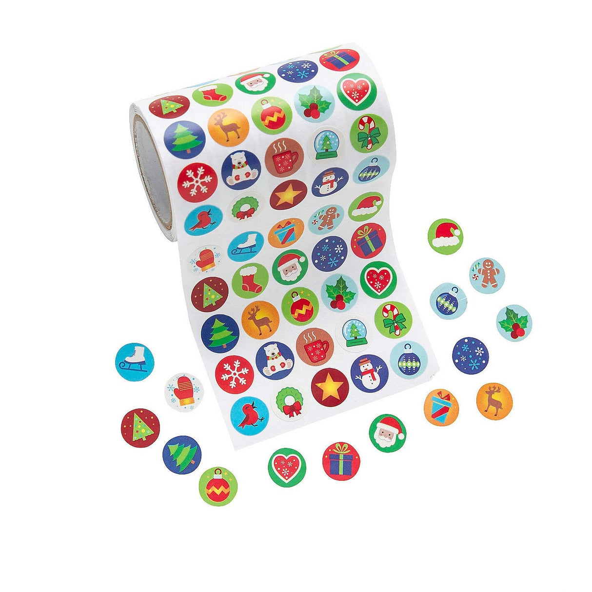 Mini Christmas Sticker Roll 1000 Pieces