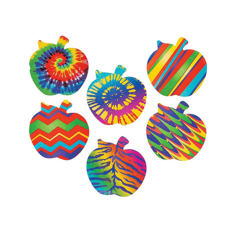 Funky Apple Sticker Roll 100 Pieces