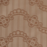 Nougat/Hazel Floral Striped Acetate Lining