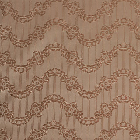 Nougat/Hazel Floral Striped Acetate Lining