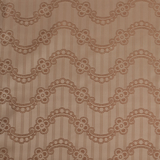 Nougat/Hazel Floral Striped Acetate Lining