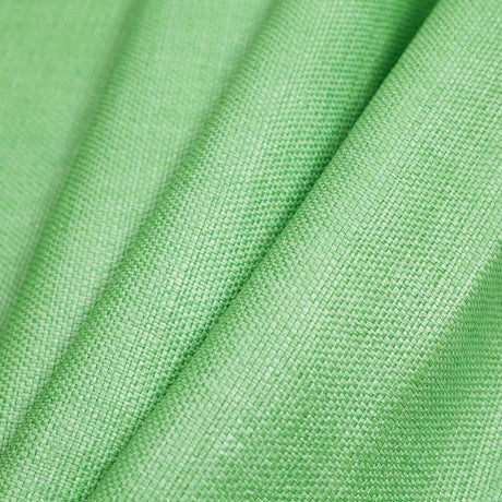 Italian Grass Green Raffia-Like Novelty Woven