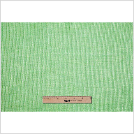 Italian Grass Green Raffia-Like Novelty Woven