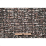 Metallic Black/Brown/White Abstract Novelty Woven