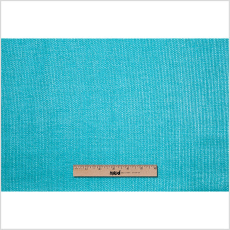 Italian Blue Curacao Raffia-Like Novelty Woven