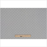 White Perforated Italian Silk Crepe de Chine