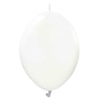 Latex Balloons 6 Inch Kalisan K-Link White