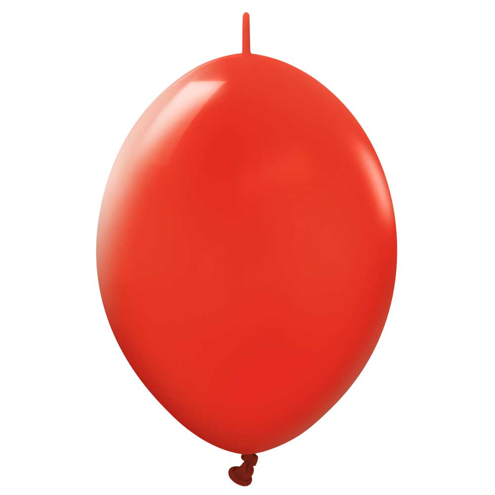 Latex Balloons 6 Inch Kalisan K-Link Red