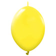 Latex Balloons 6 Inch Kalisan K-Link Yellow