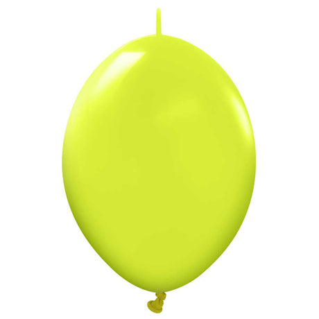 Latex Balloons 6 Inch Kalisan K-Link Lime Green