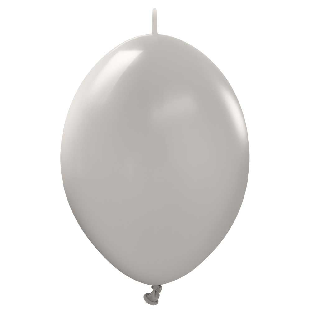 Latex Balloons 6 Inch Kalisan K-Link Grey