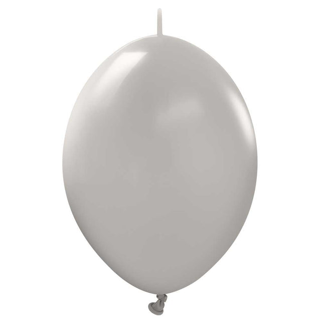 Latex Balloons 6 Inch Kalisan K-Link Grey