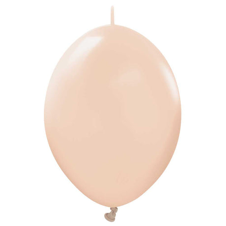 Latex Balloons 6 Inch Kalisan K-Link Blush