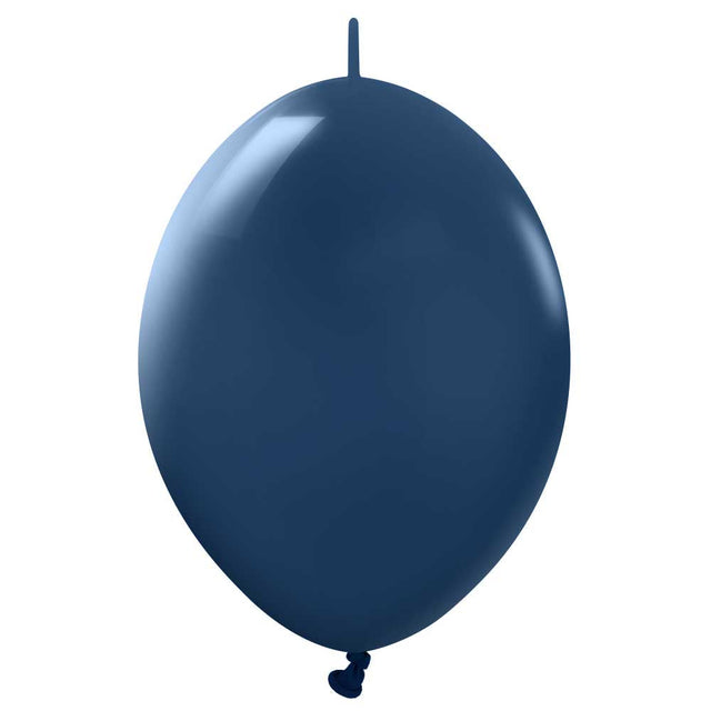 Latex Balloons 6 Inch Kalisan K-Link Navy