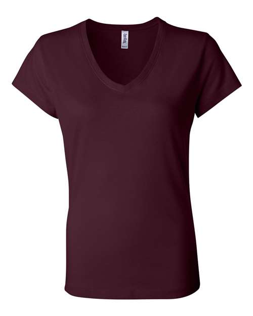 BELLA + CANVAS Women's Jersey V-Neck Tee