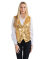 Gold Sequined Vest Costume