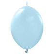 Latex Balloons 6 Inch Kalisan K-Link Macaron Blue