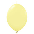 Latex Balloons 6 Inch Kalisan K-Link Macaron Yellow