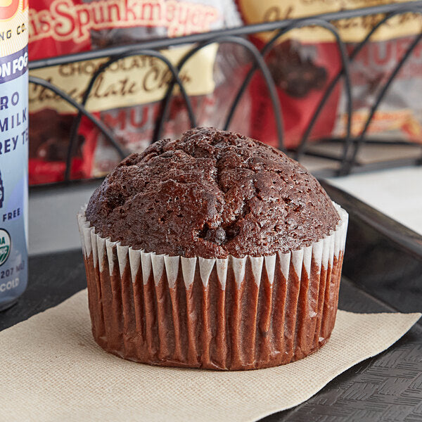 Otis Spunkmeyer Individually Wrapped Double Chocolate Muffin 4 oz. - 48/Case