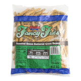 Fred's Fancy Fries Toasted Onion Battered Green Beans 2 lb. Bag - 6/Case