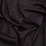 Sleek Black Polyester Ponte Knit
