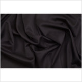Sleek Black Polyester Ponte Knit