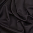 Sleek Black Polyester Ponte Knit