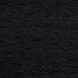Black Stretch Viscose-Nylon Novelty Knit