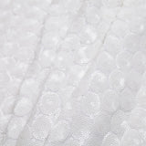 Polyester Mesh with Clustered Baby Sequins - White