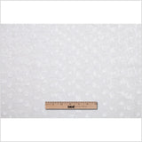 Polyester Mesh with Clustered Baby Sequins - White