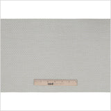 Italian White/Tarrgon Stretch Cotton Blended Brocade