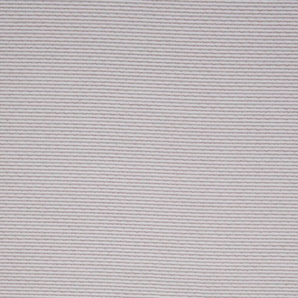 Italian White/Beige Stretch Cotton Blended Brocade