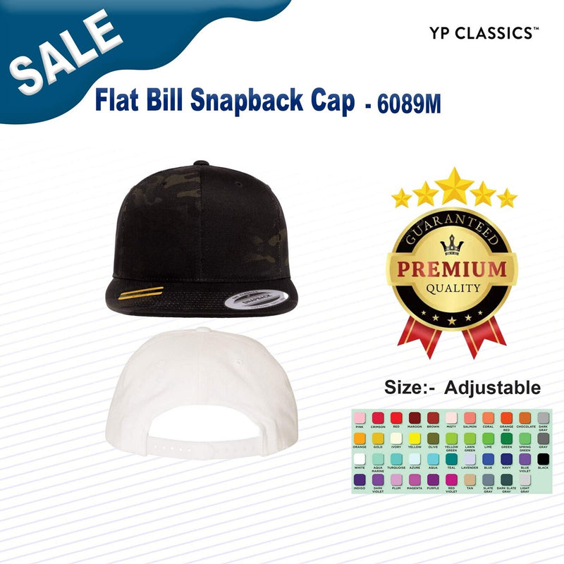 YP Classics® Flat Bill Snapback Cap