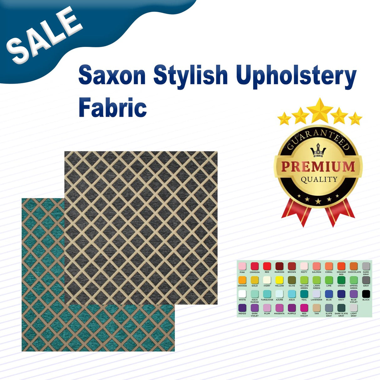 Saxon Stylish Upholstery Fabric