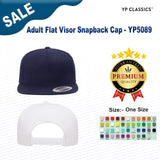 YP Classics® Adult Flat Visor Snapback Cap