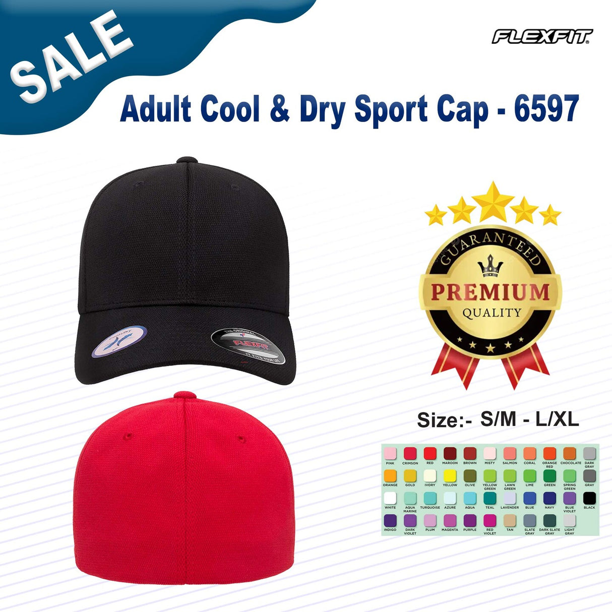 Flexfit® Adult Cool & Dry Sport Cap