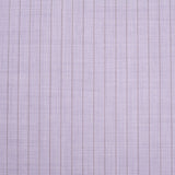 Italian Heather Purple Striped Stretch Polyester Suiting