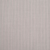 Italian Light Taupe Striped Stretch Polyester Suiting