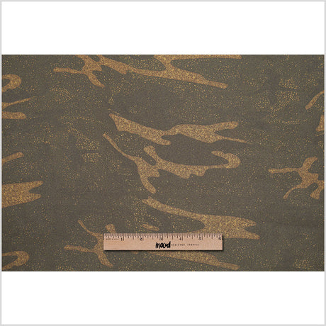 Duffel Bag Green Abstract Silk Georgette