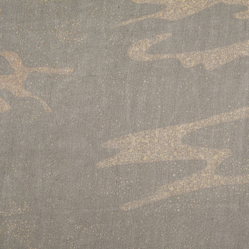Duffel Bag Green Abstract Silk Chiffon
