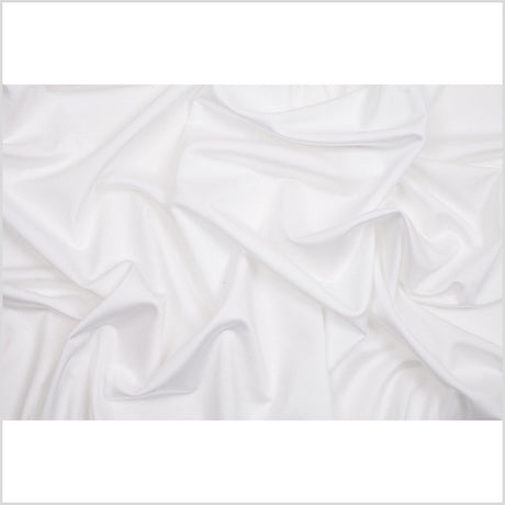 5.6oz Matte Tricot with High Compression - White - Jolie Collection