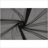 Black Stretch Polyester Power Mesh
