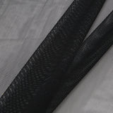Black Stretch Polyester Power Mesh