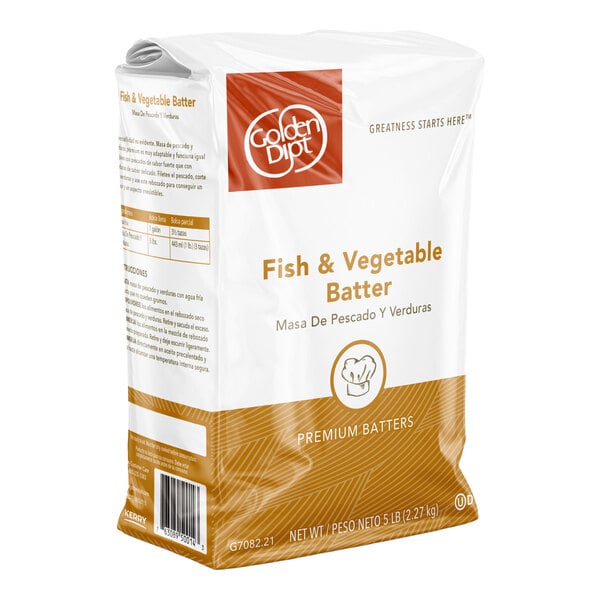 Golden Dipt 5 lb. Fish & Vegetable Batter Mix - 6/Case